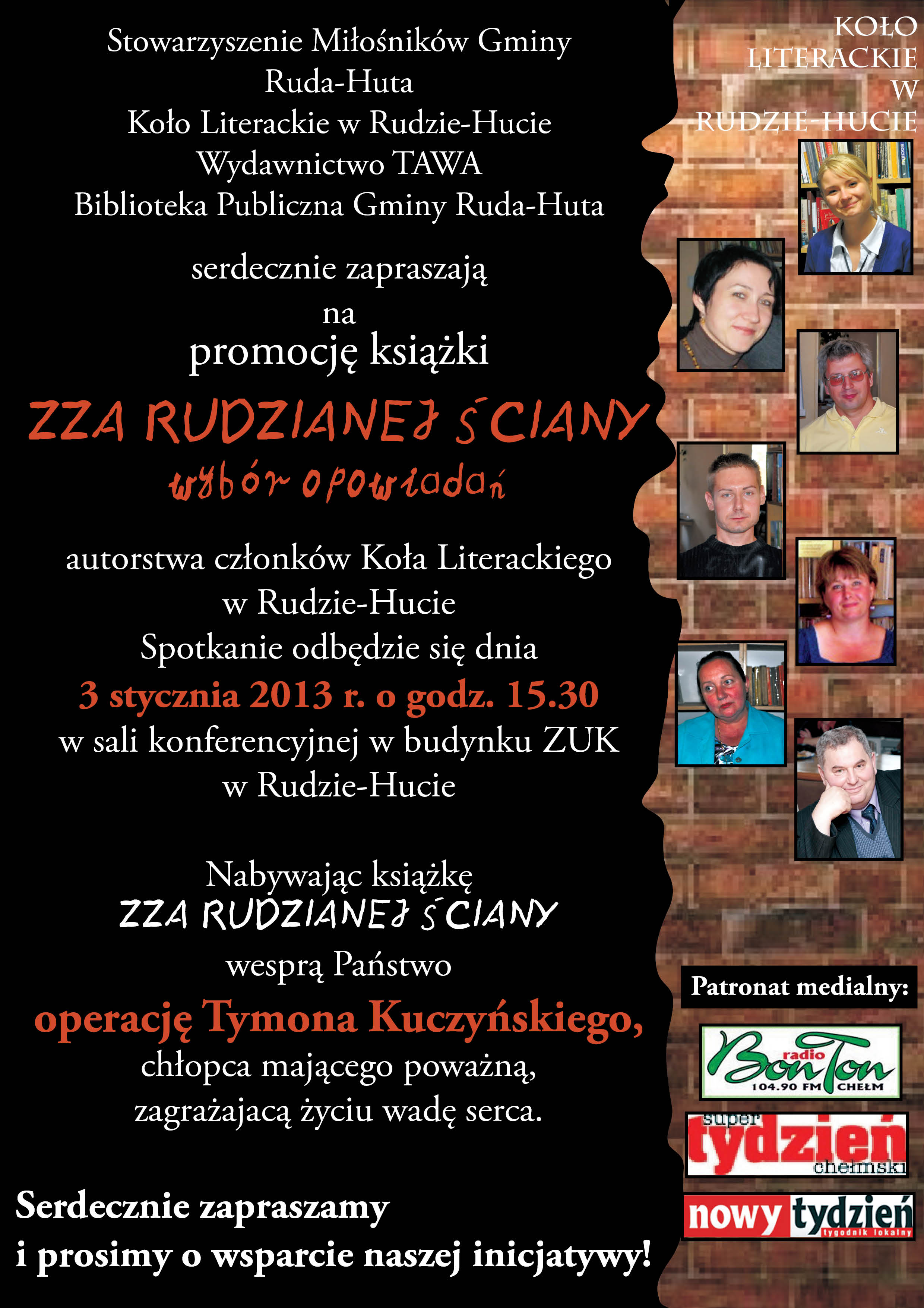 plakat zza rucianej sciany