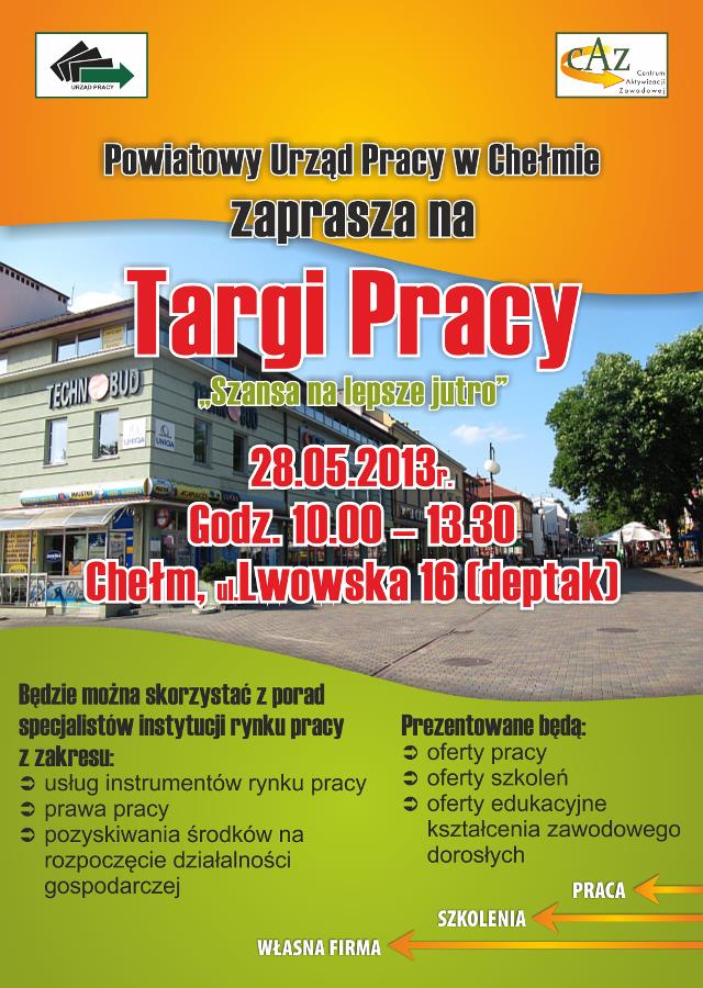 plakat targi pracy 2013