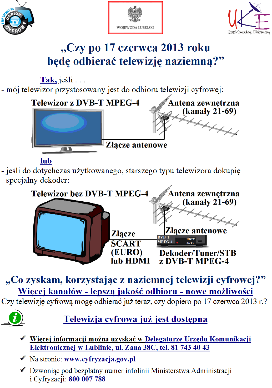 telewizja cyfrowa plakat