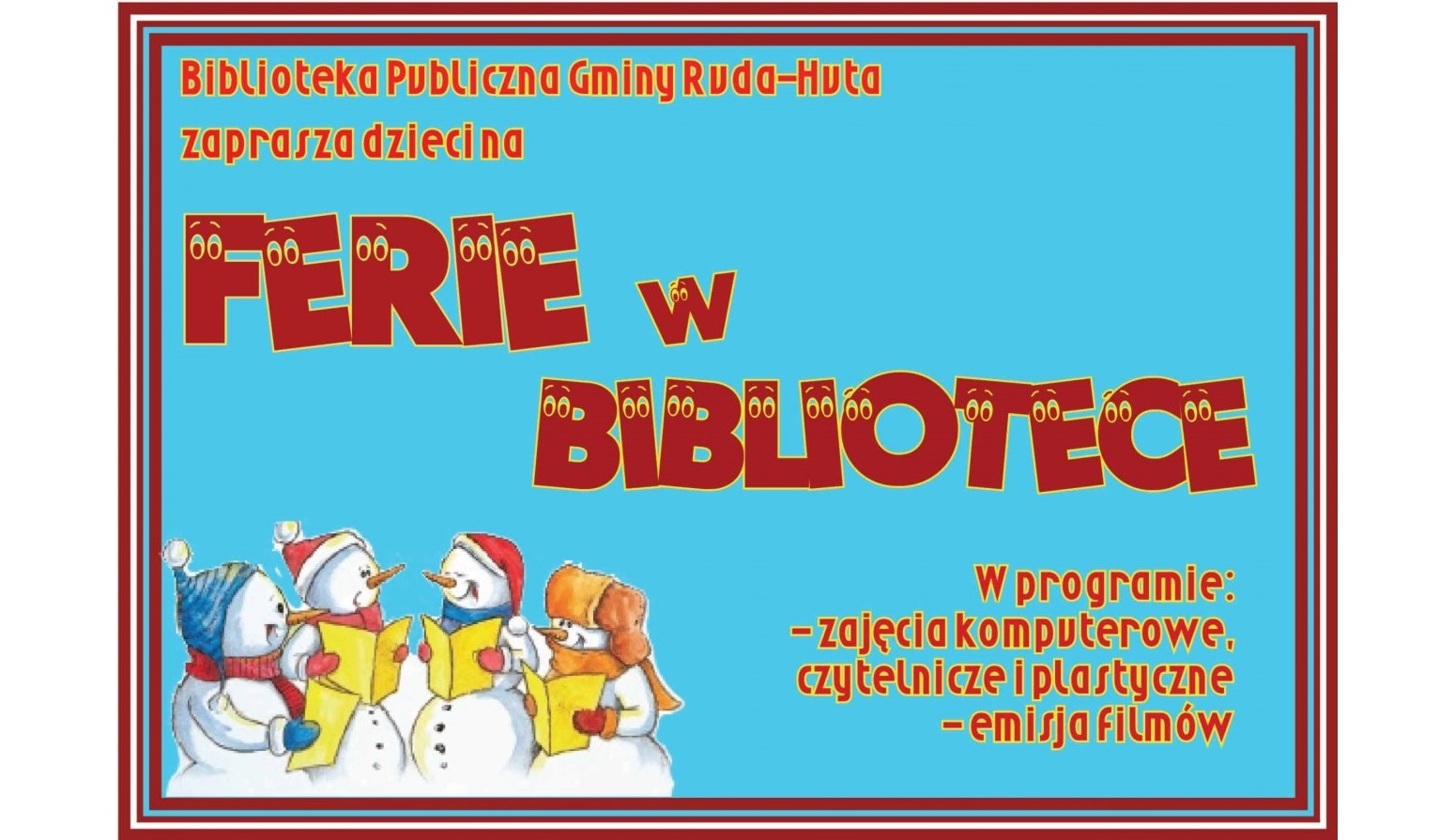 ferie biblioteka  2014