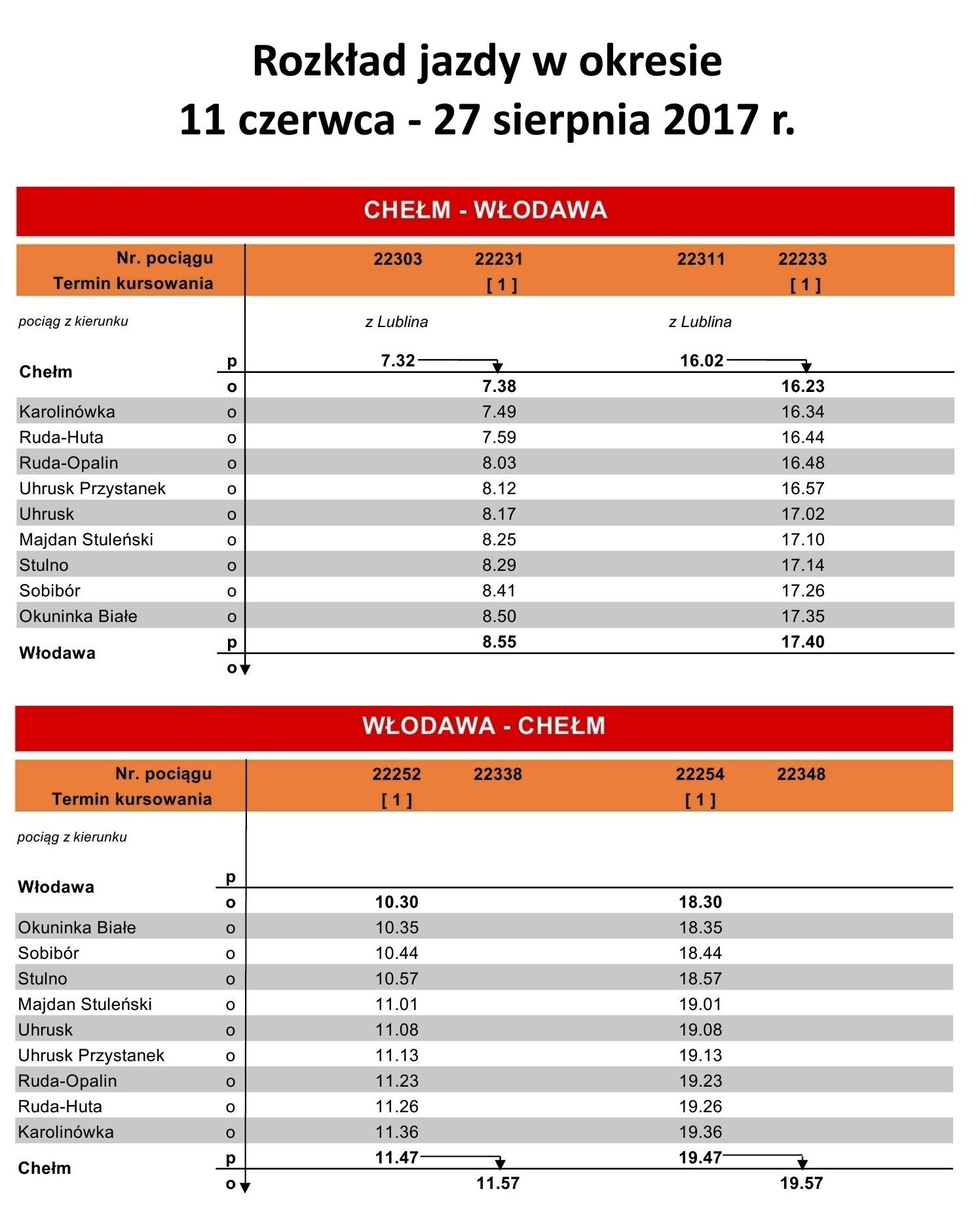 rozklad jazdy 2017 czerwiec sierpien